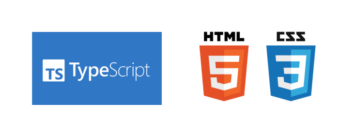 TypeScript, HTML5, CSS3